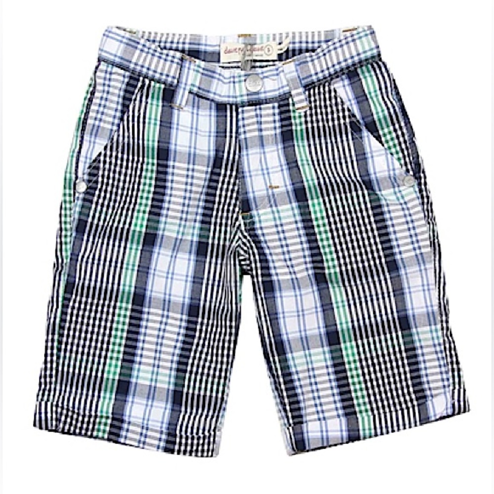 Boy’s Plaid Shorts Woody Buddy - Deux Par Deux